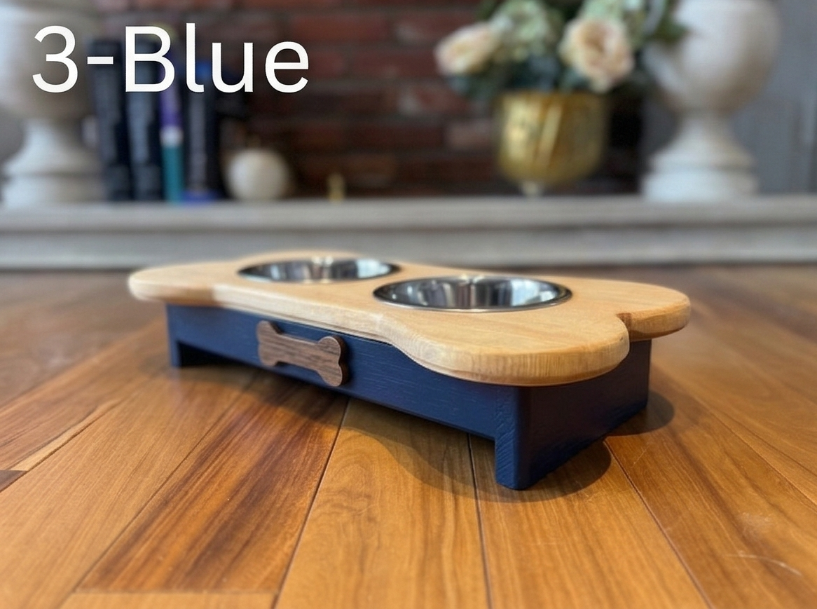 4” Feeding Stand double bowl