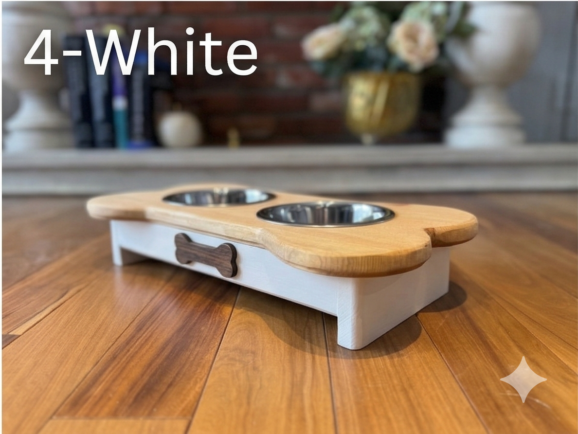 4” Feeding Stand double bowl