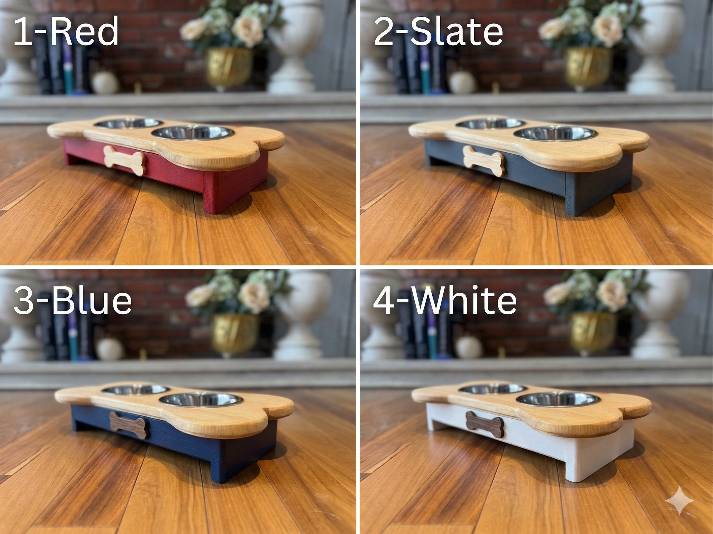 4” Feeding Stand double bowl