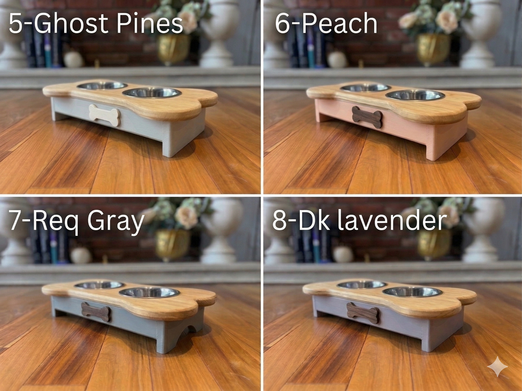 4” Feeding Stand double bowl