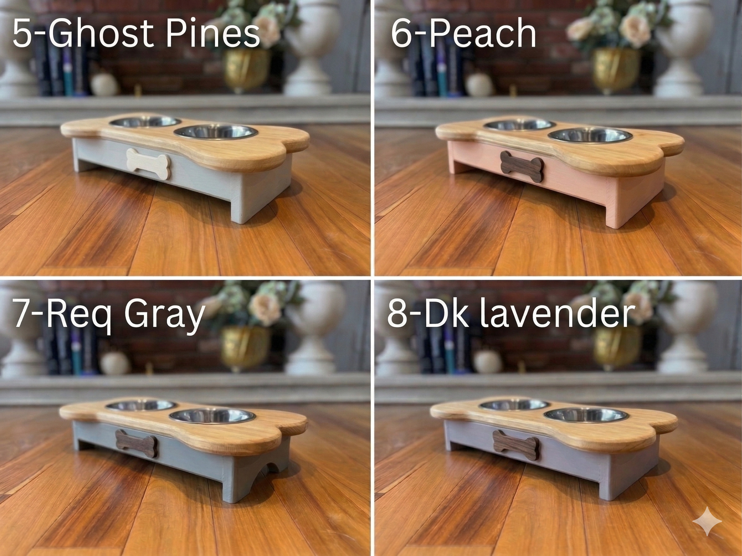 4” Feeding Stand double bowl