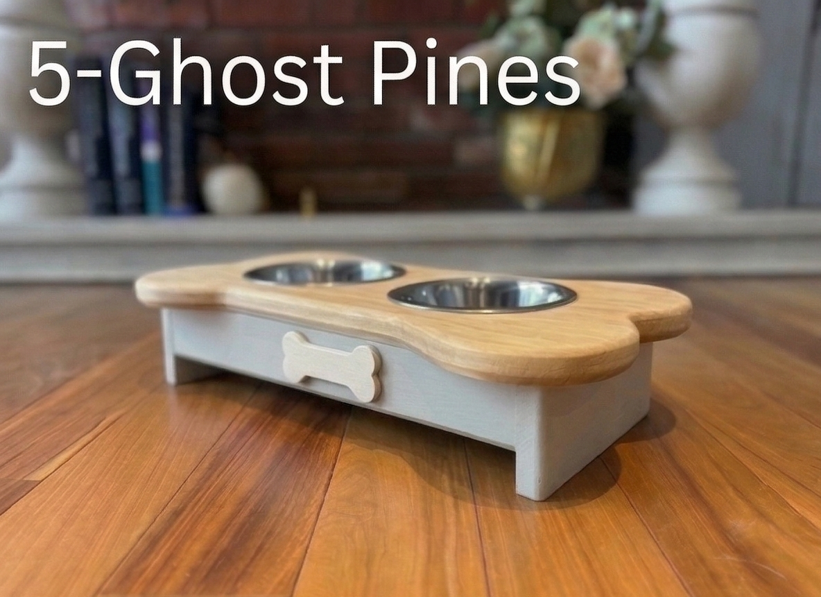 4” Feeding Stand double bowl
