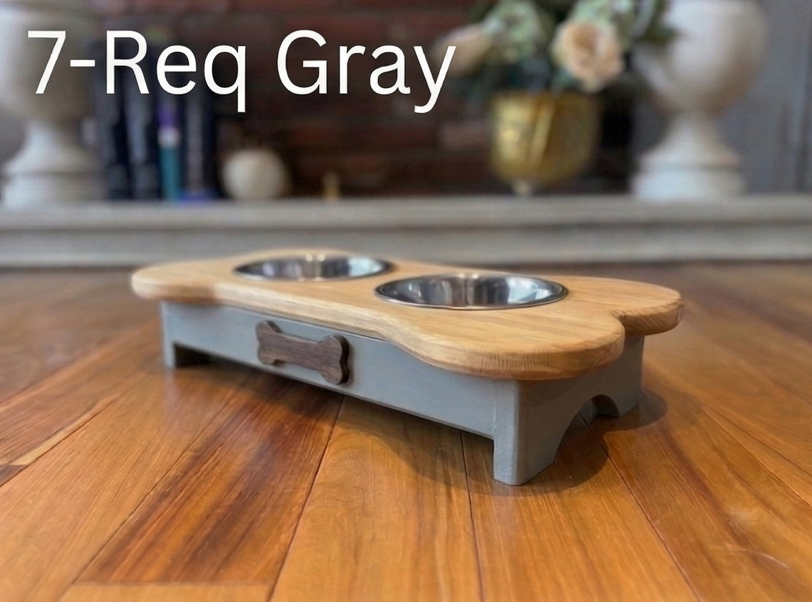 4” Feeding Stand double bowl