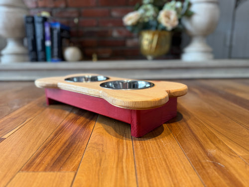 4” Feeding Stand double bowl