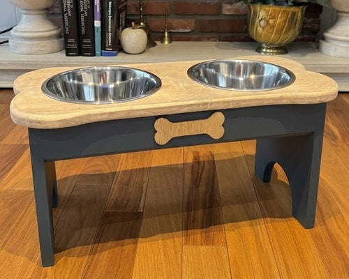 11” Feeding Stand Double bowl
