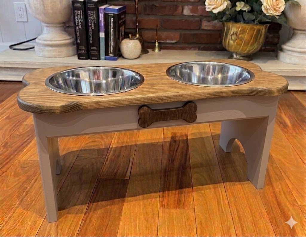 15” Feeding Stand Double bowl